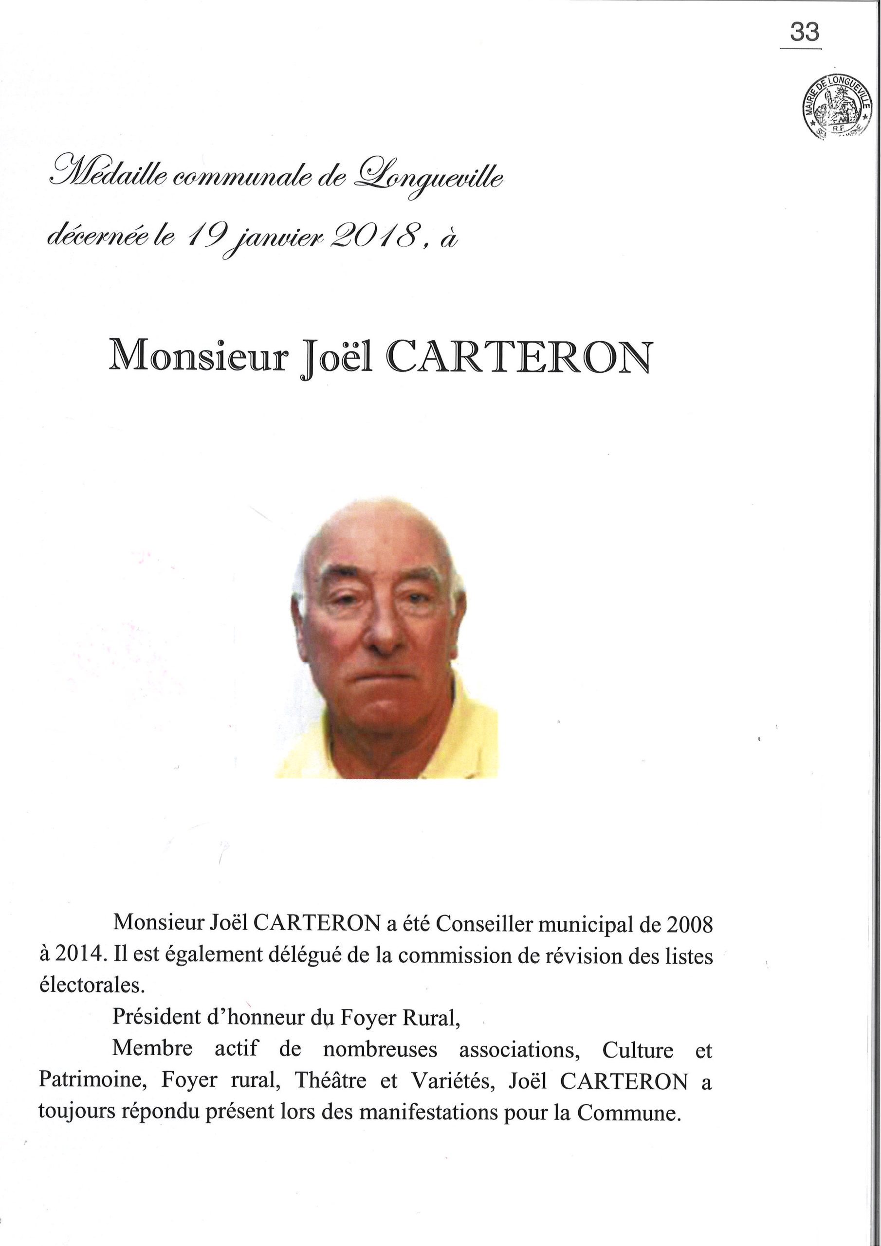 Carteron Joël – 2018