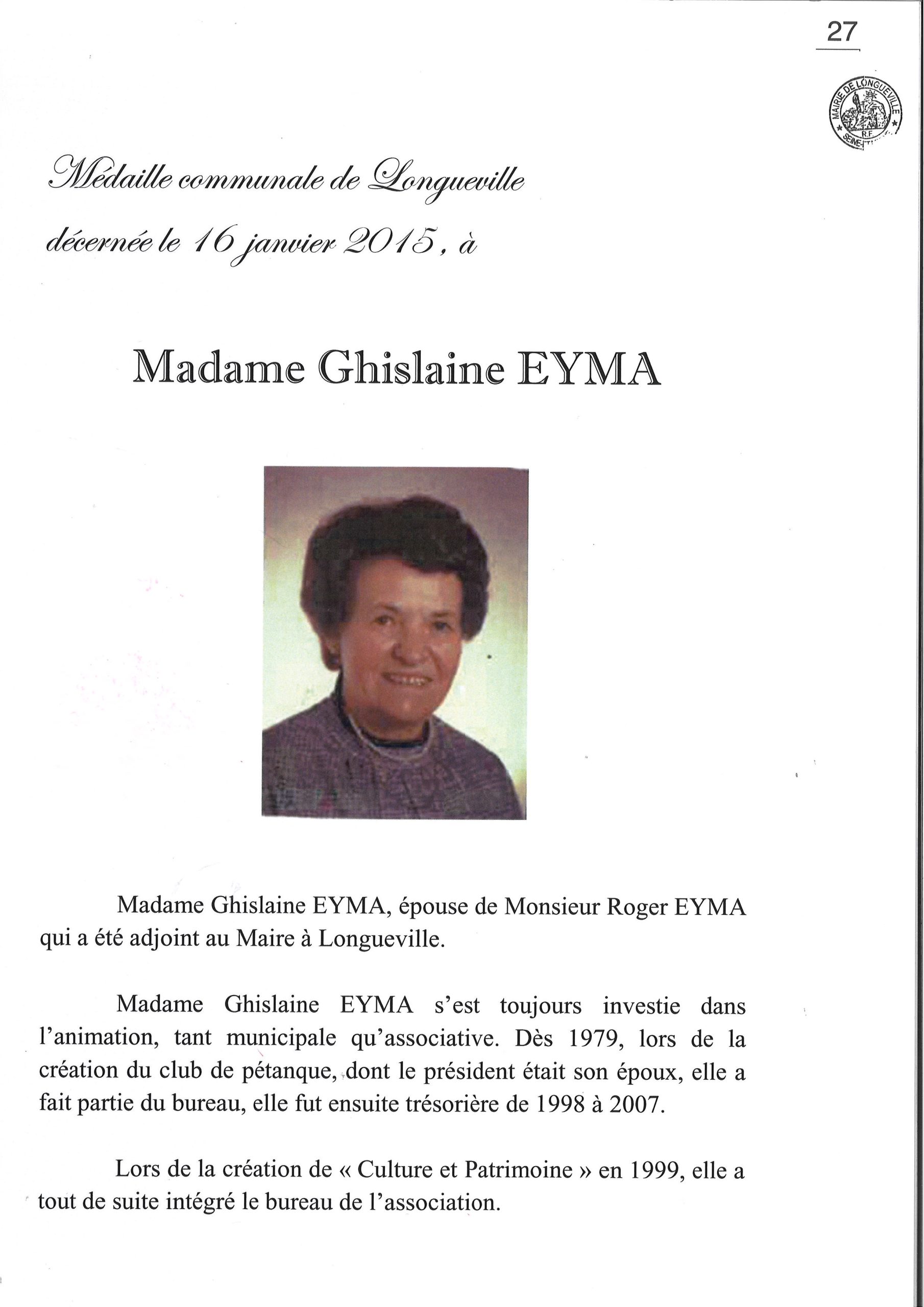 Eyma Ghislaine – 2015