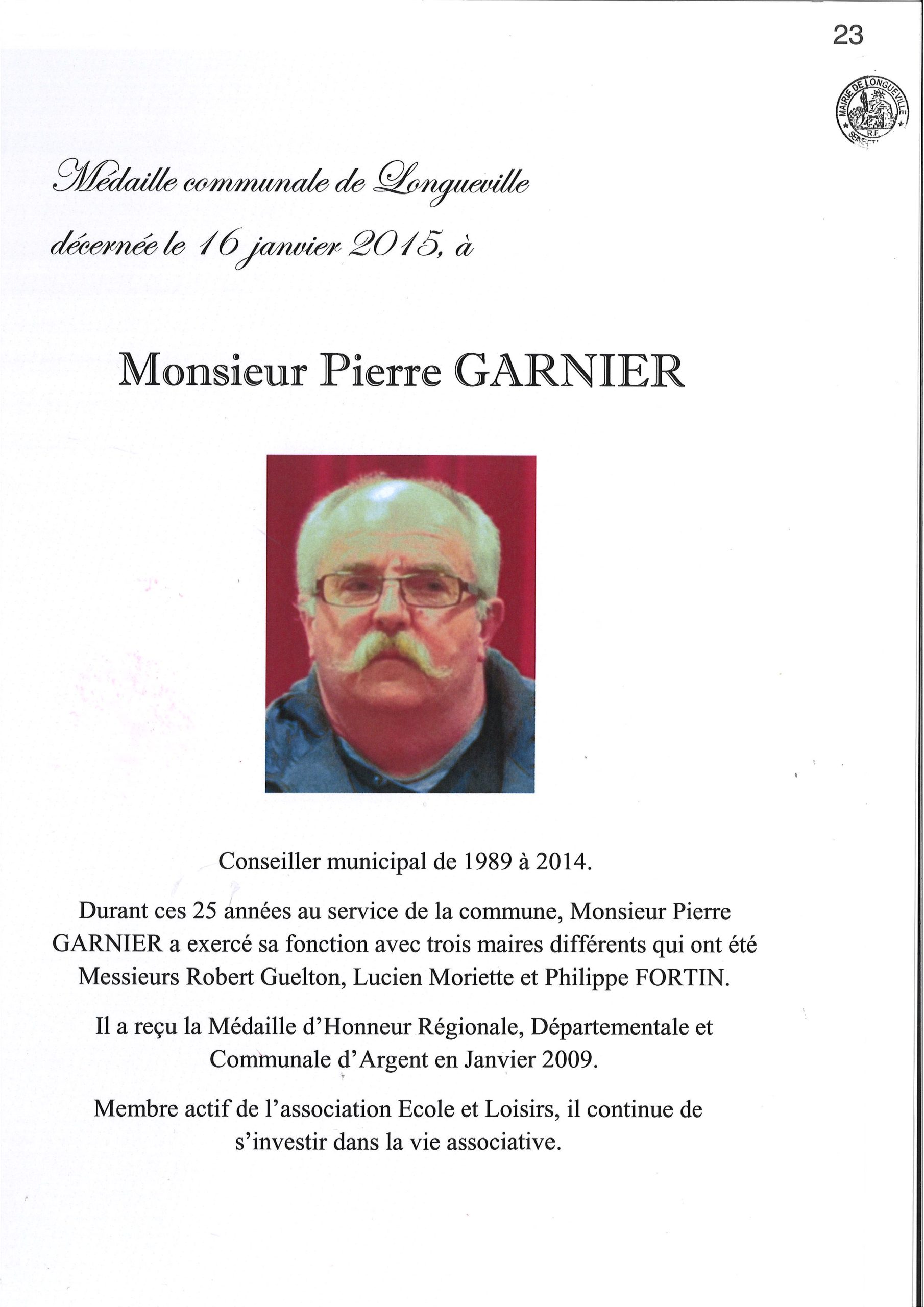 Garnier Pierre – 2015